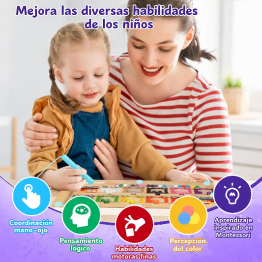 Tablero Tren Magnético ·Colores·