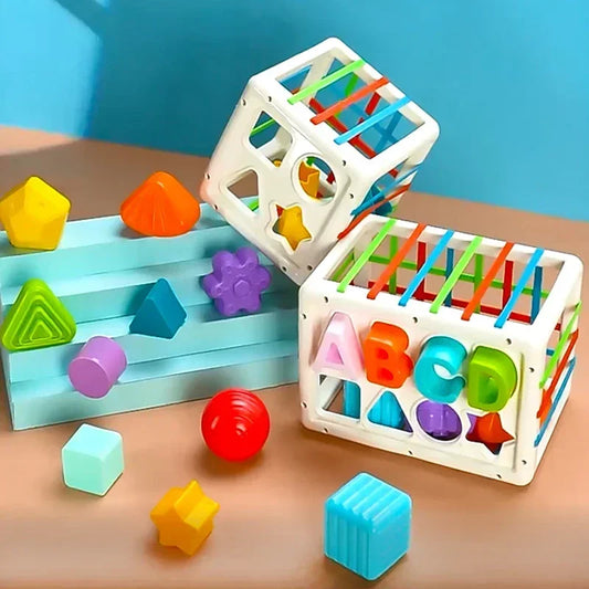 Cubo Didáctico ·Encaje y Formas·