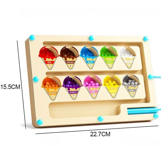 Laberinto Magnético Aprendizaje ·Colores, Números·