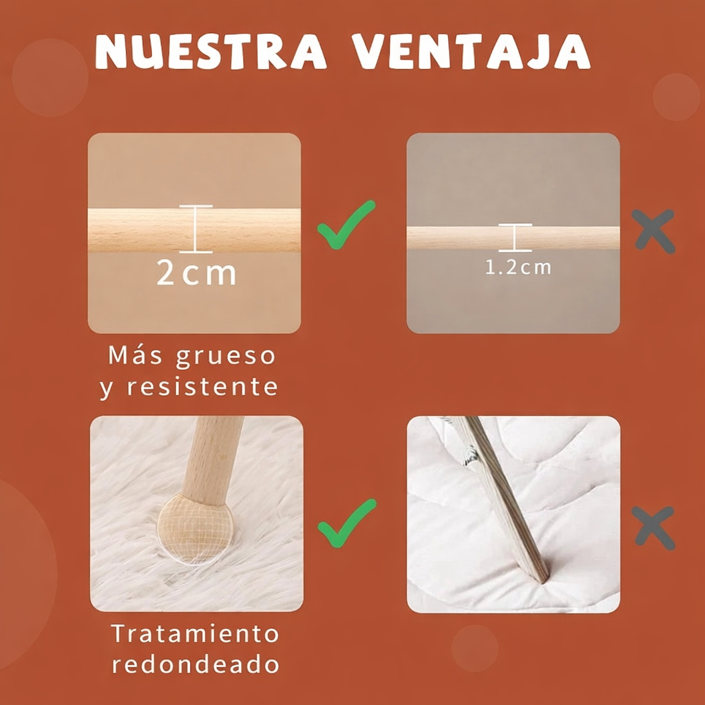 Gimnasio Montessori de Madera ·Bebés·