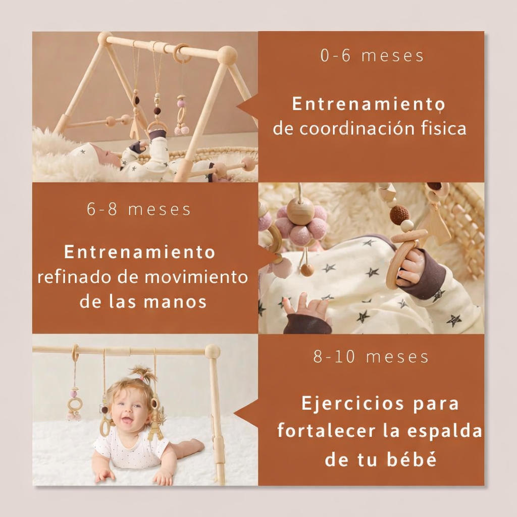 Gimnasio Montessori de Madera ·Bebés·