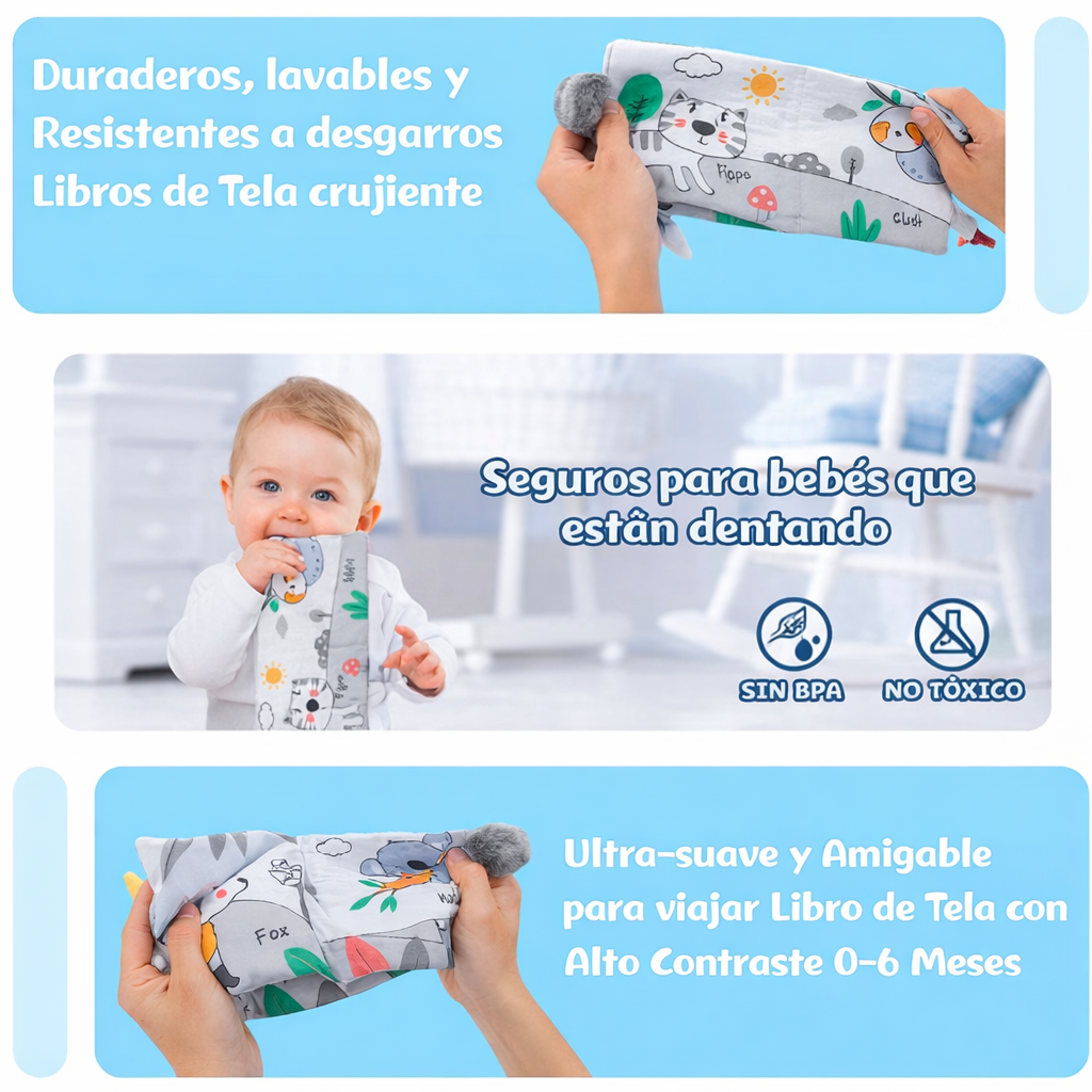 Libros de Tela ·Animales·