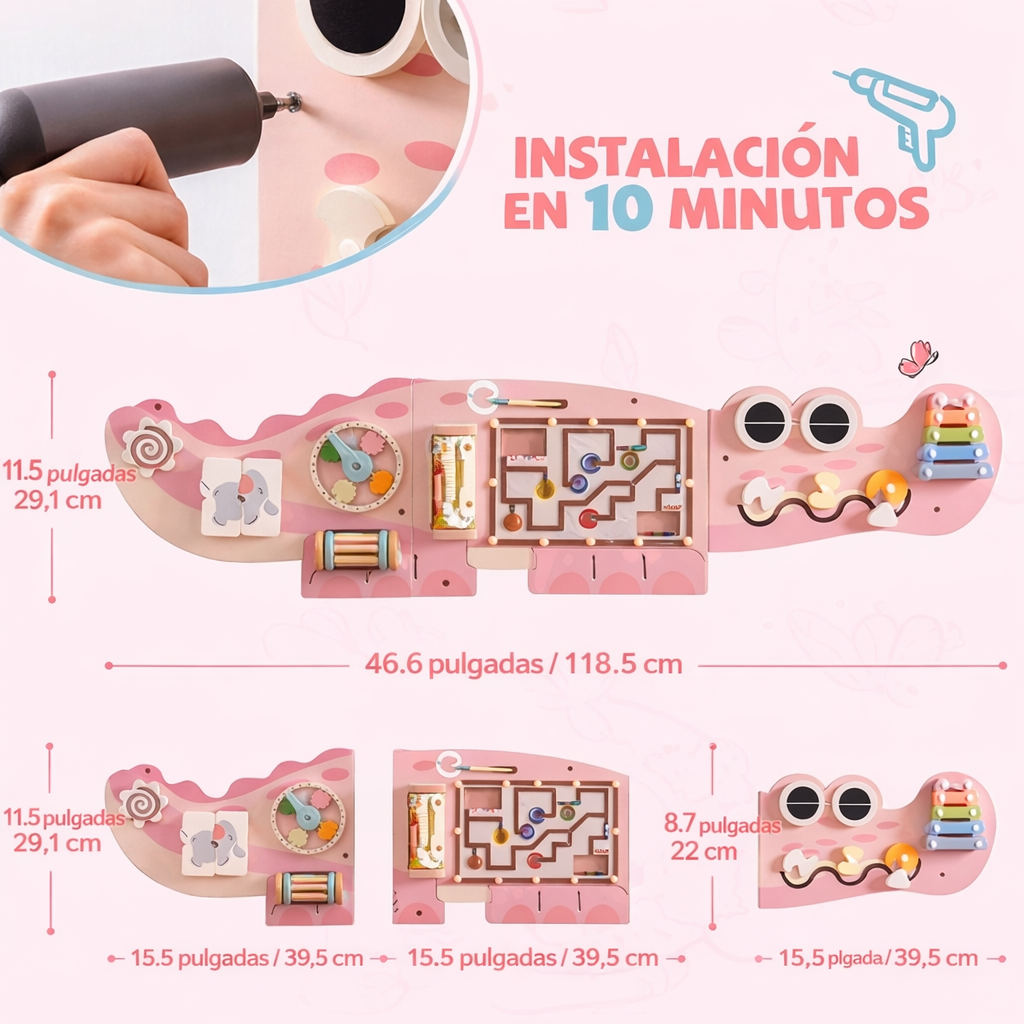 Panel de Pared Sensorial