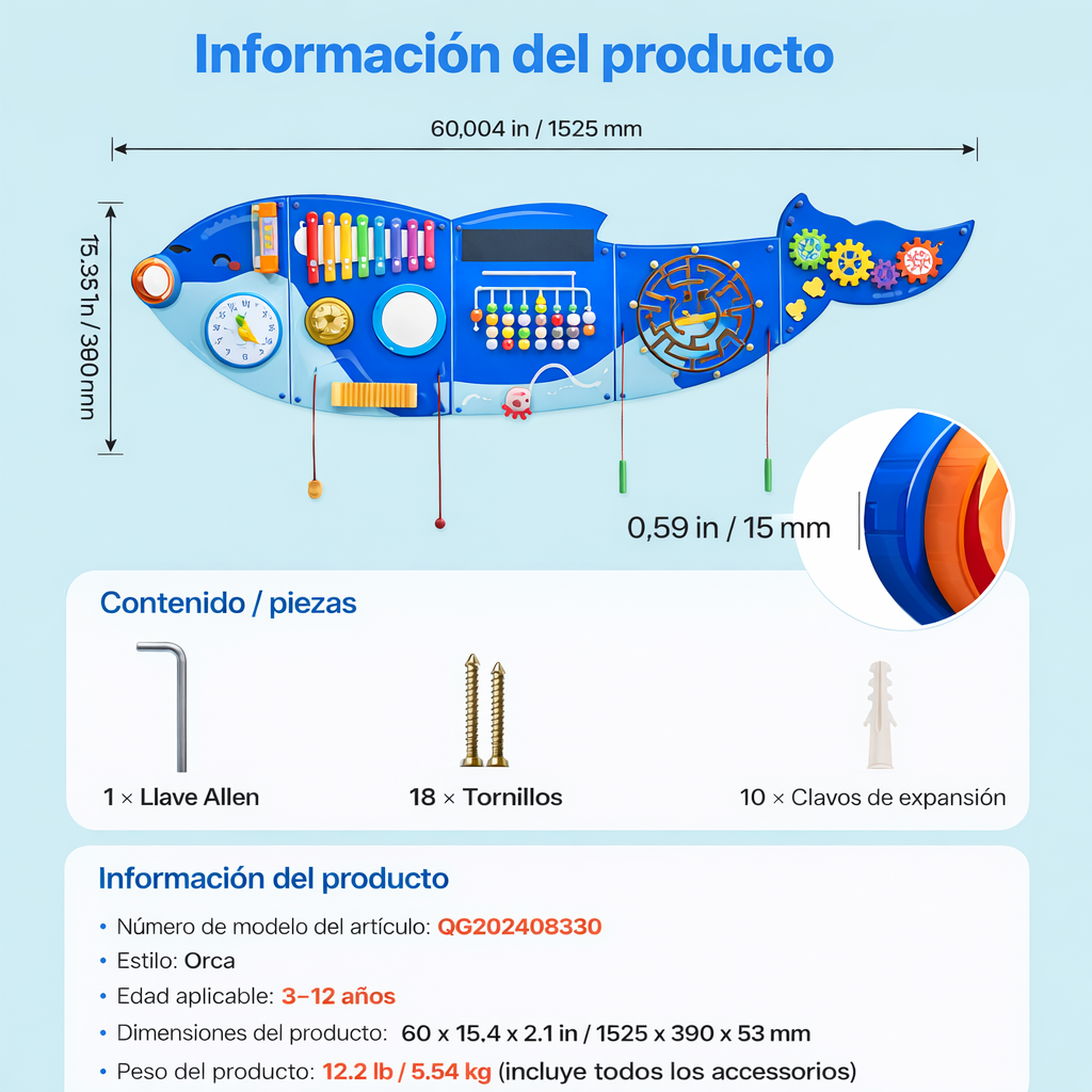 Panel de Pared Sensorial