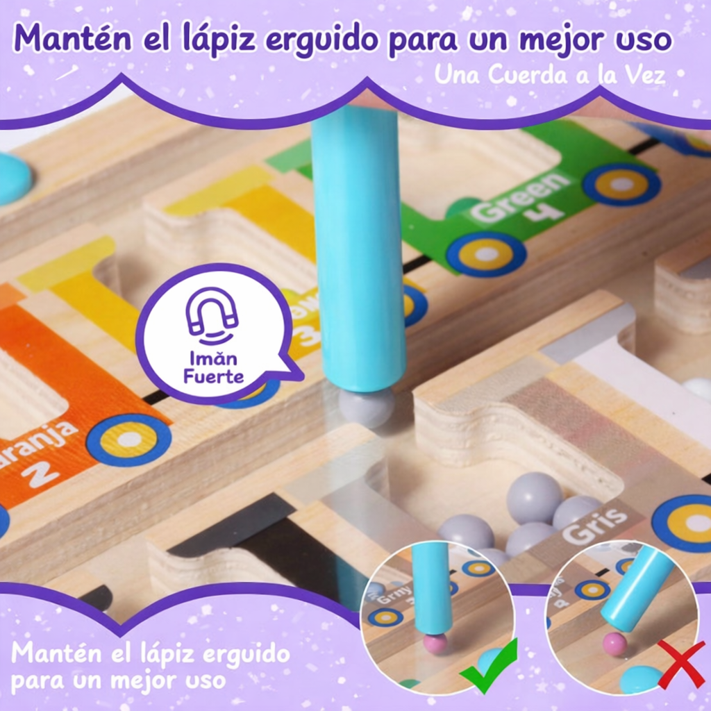 Tablero Tren Magnético ·Colores·