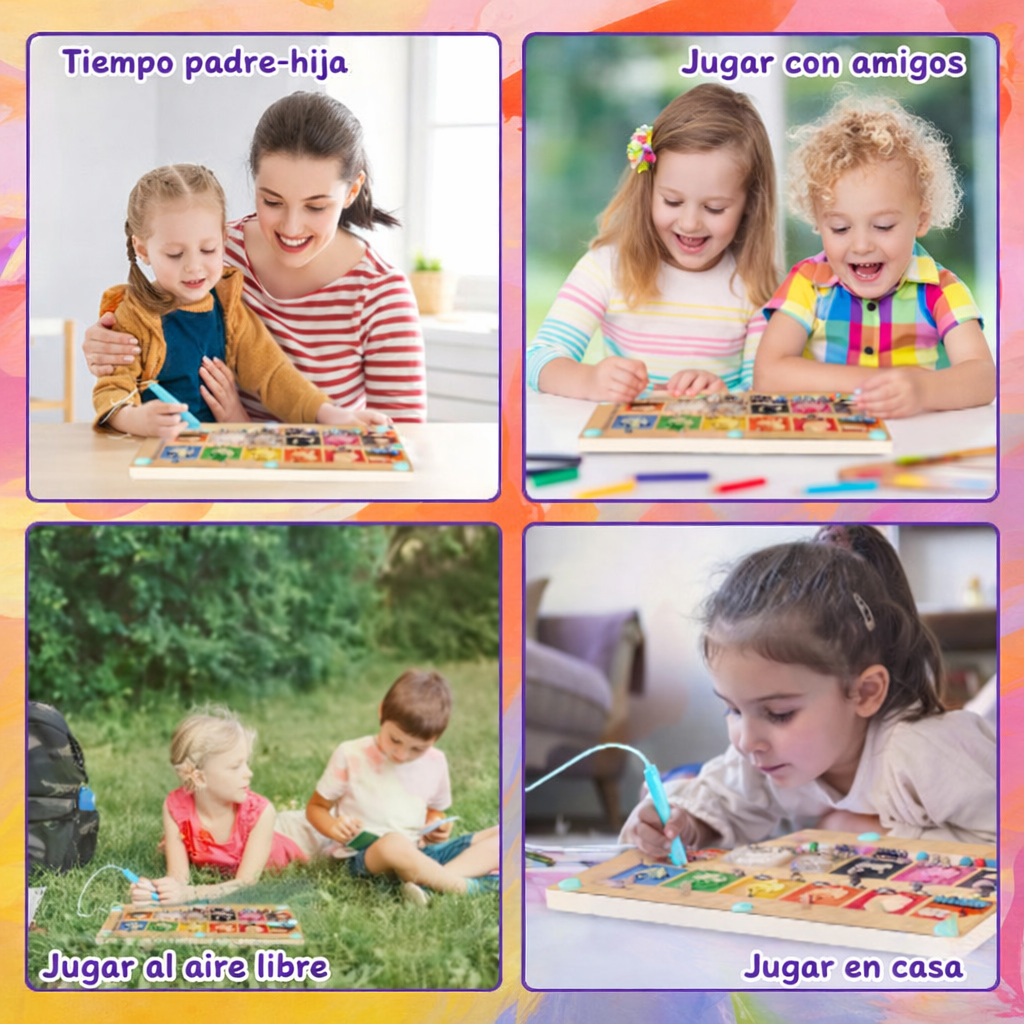 Tablero Tren Magnético ·Colores·