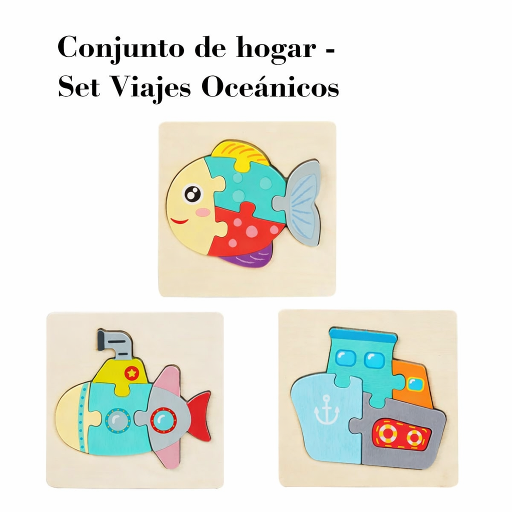 Rompecabezas de Madera ·Animales·