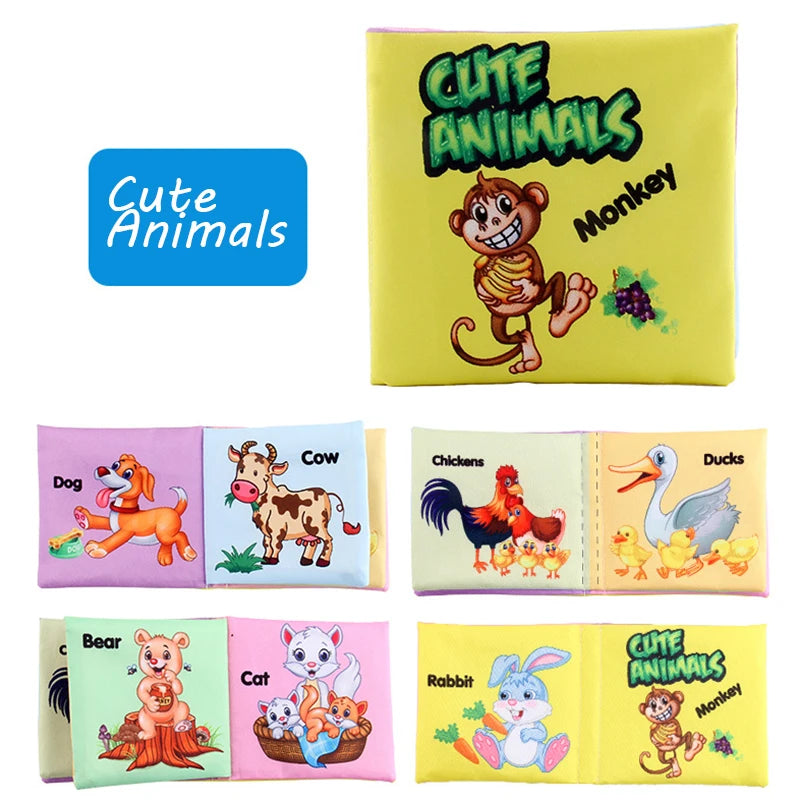 Libros de Tela Sensoriales ·Inglés·