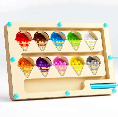 Laberinto Magnético Aprendizaje ·Colores, Números·