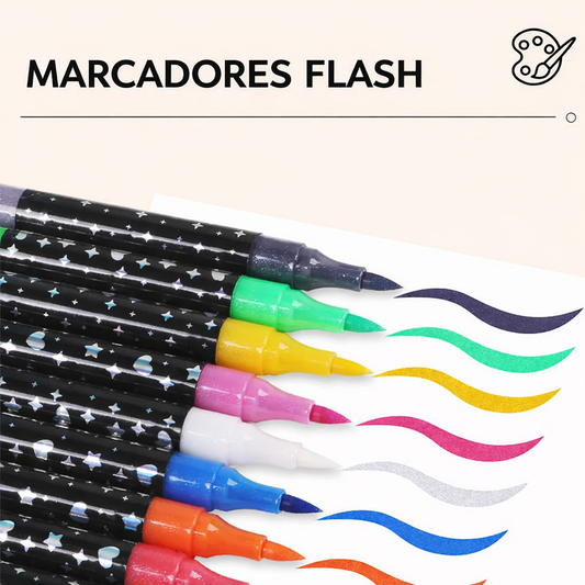 Arte Brillante: Marcadores Flash